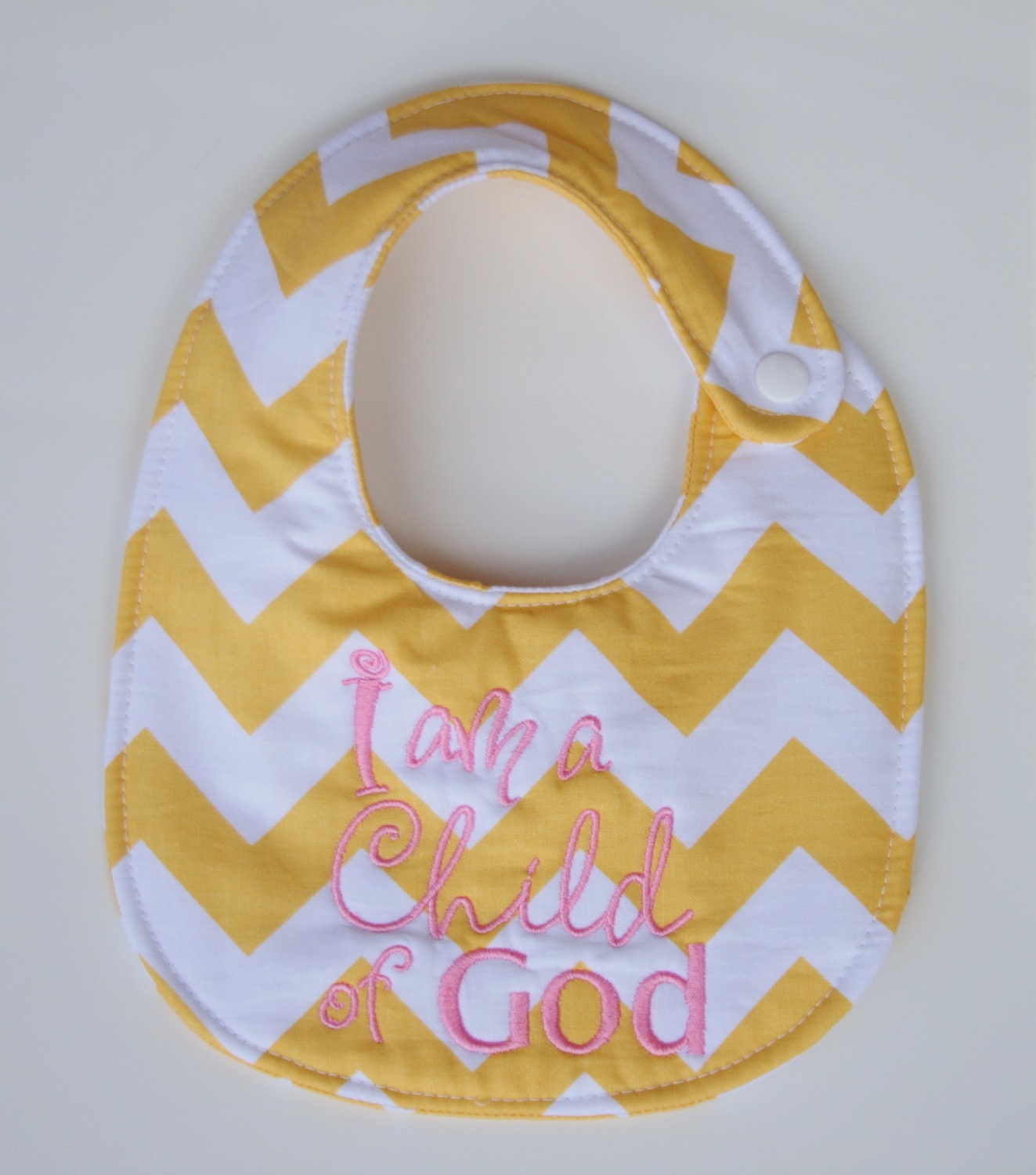Bib, Baby shower gift, Christian, cross bib -READY TO SHIP