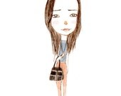 It's a Furrowed Brows kind of day... - 5 x 7 print