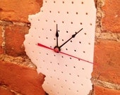 Laser Cut Illinois Clock