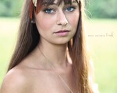 Woodland fall Crown/Headband-Headpiece with Feathers