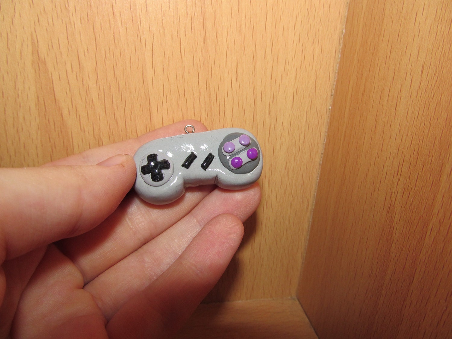 Super Nintendo SNES retro Controller charm necklace