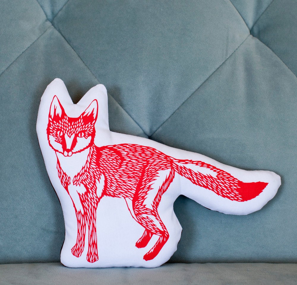 fox stuffie .  organic