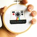 DIY Nerdy Cross-Stitch Kit - POLAROID 005- Complete with Geeky Beginner Embroidery Tutorial