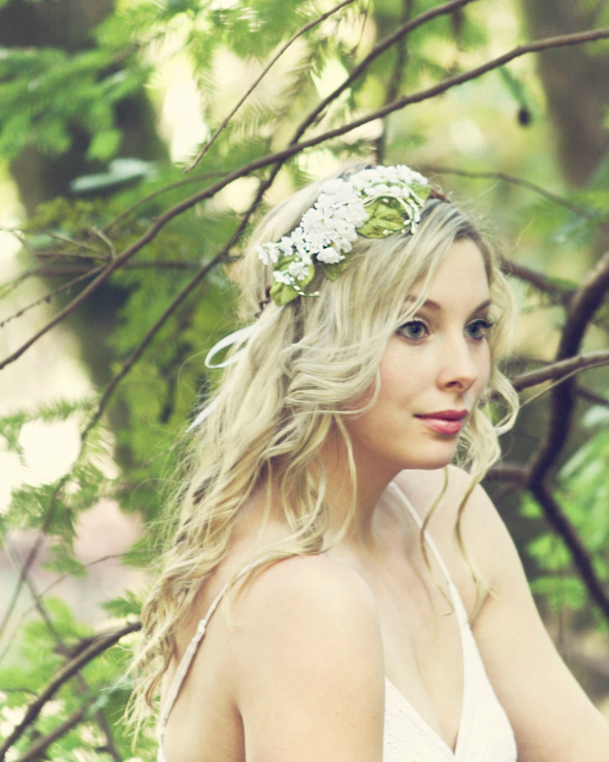 crown etsy flower white flower  bridal accessories,  crown, wedding  hair wedding wedding flower