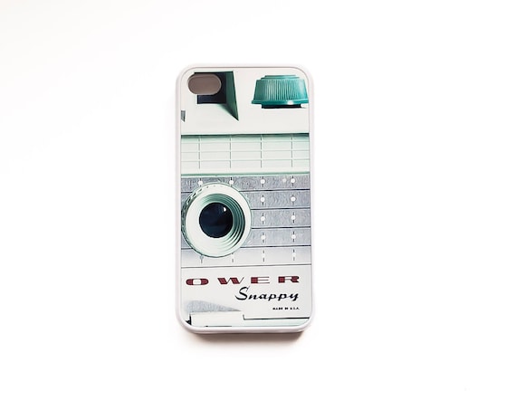 Cool iPhone 4 case for a photographer - protective case - tower snappy camera Iphone case - gift idea for dad