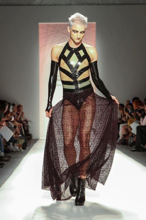 Latex and Lace Julia Gown