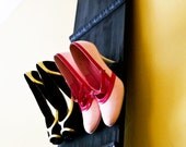 LEDG Shoe Storage Solution - Leaning Shelf Wood Shoe Rack Furniture