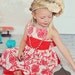 Girls Dress - Ainsley Dress - Amy Butler - Size 3T - Ready to Ship