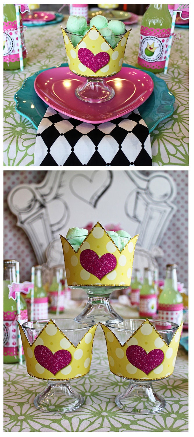 Crown Dessert Dish Wraps