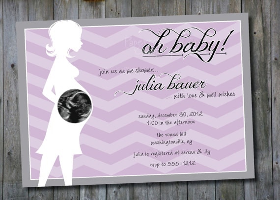 OH BABY ULTRASOUND Baby Shower Invitation Printable diy Customizable