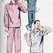 1950s Men's Pajamas Vintage Sewing Pattern, Advance 3060 Chest size 34 to 36" uncut