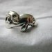 Sterling Silver Kabana TWO MANATEES Ring Size 7 1/2
