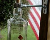 Upcycled Jack Daniels bottle tiki torch yard and patio decor