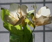 Wild Lilies Origami Flower Bouquet -  Paper Flower Bouquet - Translucent Glowing - Petite Fancy Bouquet