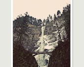 Multnomah Falls Photography, Oregon, waterfall, 11x14 fine art print
