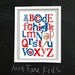 8 x 10 CHICAGO Cubs baseball ABC Nursery Art Print