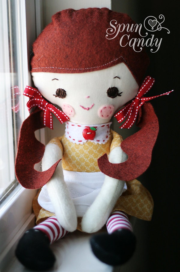 The SpunCandy LollyPoppet Doll -  Miss Polly - Custom Made To Your Liking