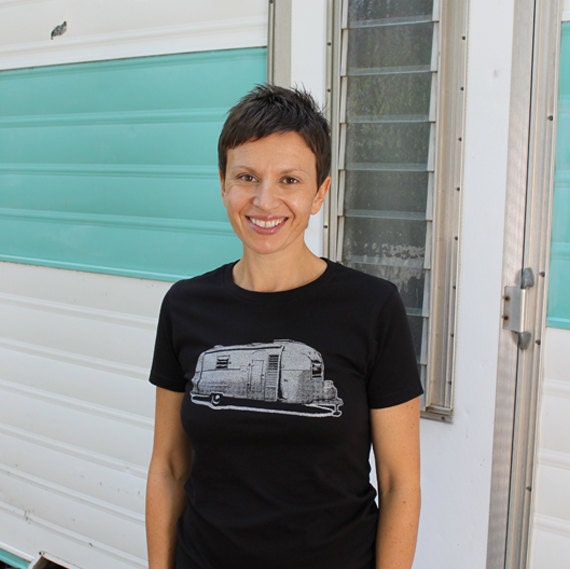 Airstream Ladies T-Shirt - Happy Camper Tee