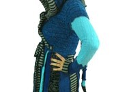 TUTORIAL PATTERN hoodie upcycled sweater coat pixie coat by Hope Floats Upcycled