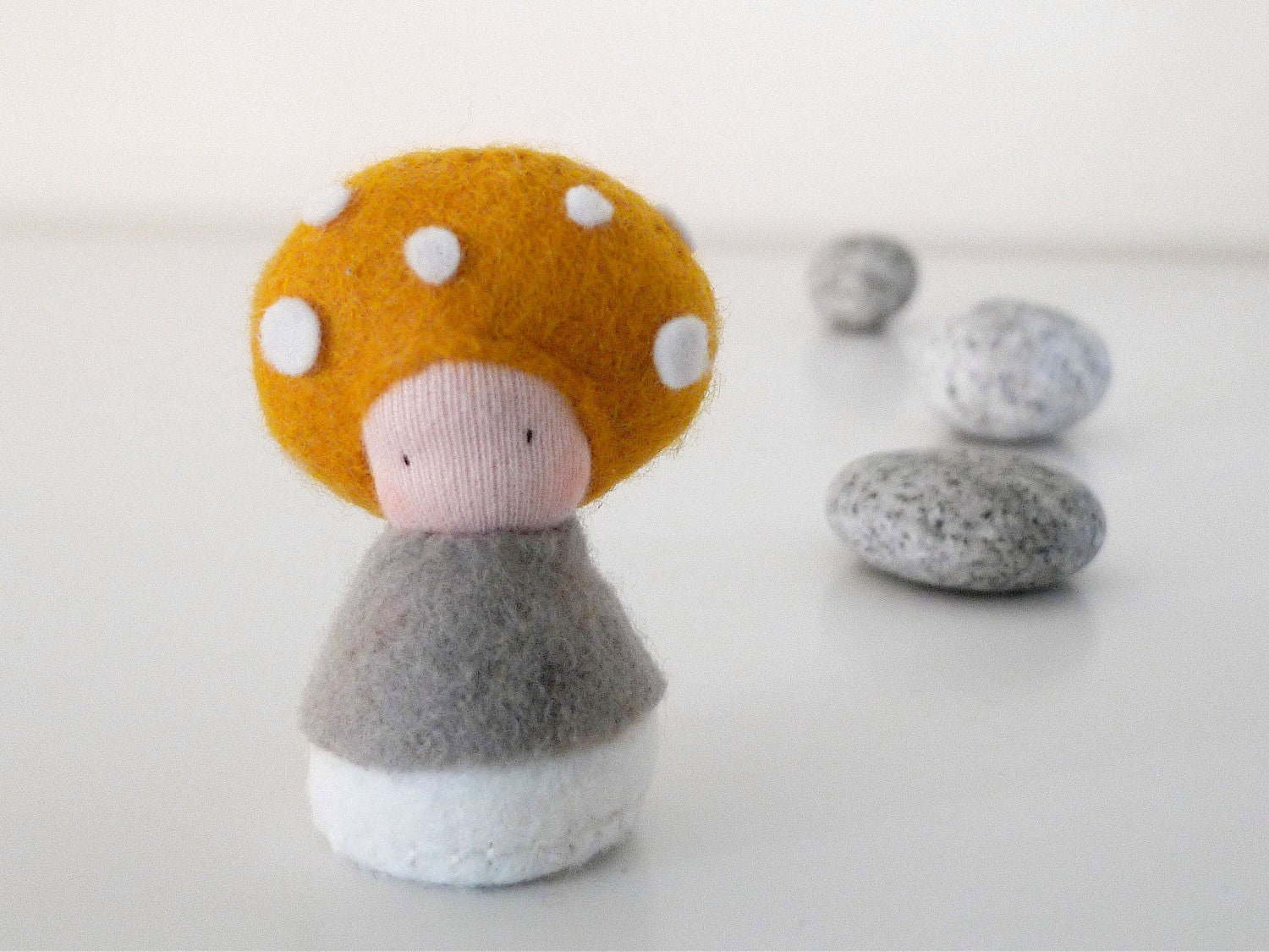 Baby Waldorf Doll / Mushroom Plush / Mosa