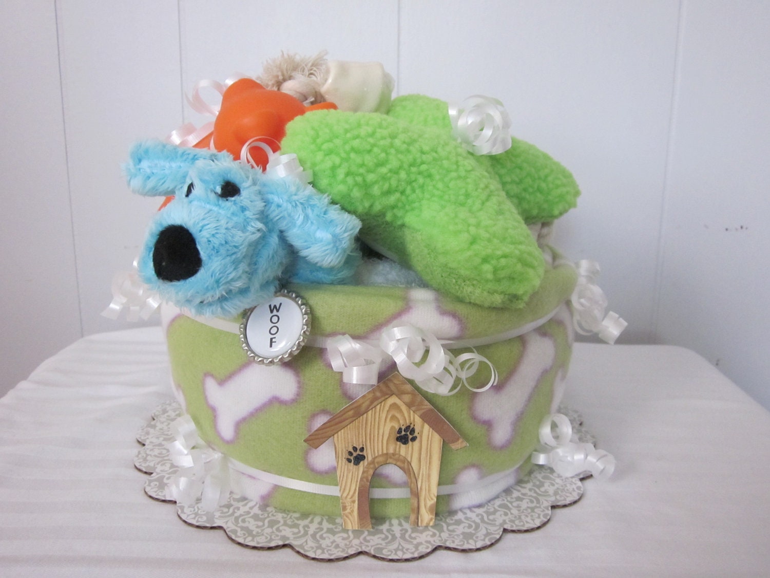 Dog Gift Towel Cake-New Dog or Puppy Gift