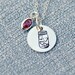 Hand Stamped Jewelry - Personalized Necklace - Heart Necklace - Jar of Hearts - Custom Charm