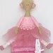 Custom order for Claire - ballerina doll- Princess and the Pea doll
