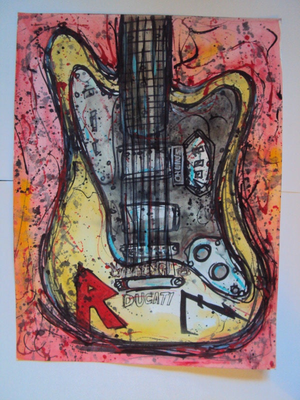Alkaline Trio Fender Jaguar Inspired Custom Electric Guitar