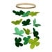 Green Butterfly Mobile - Nature Mobile - Baby Crib Mobile - Natural Nursery - Spring Decor