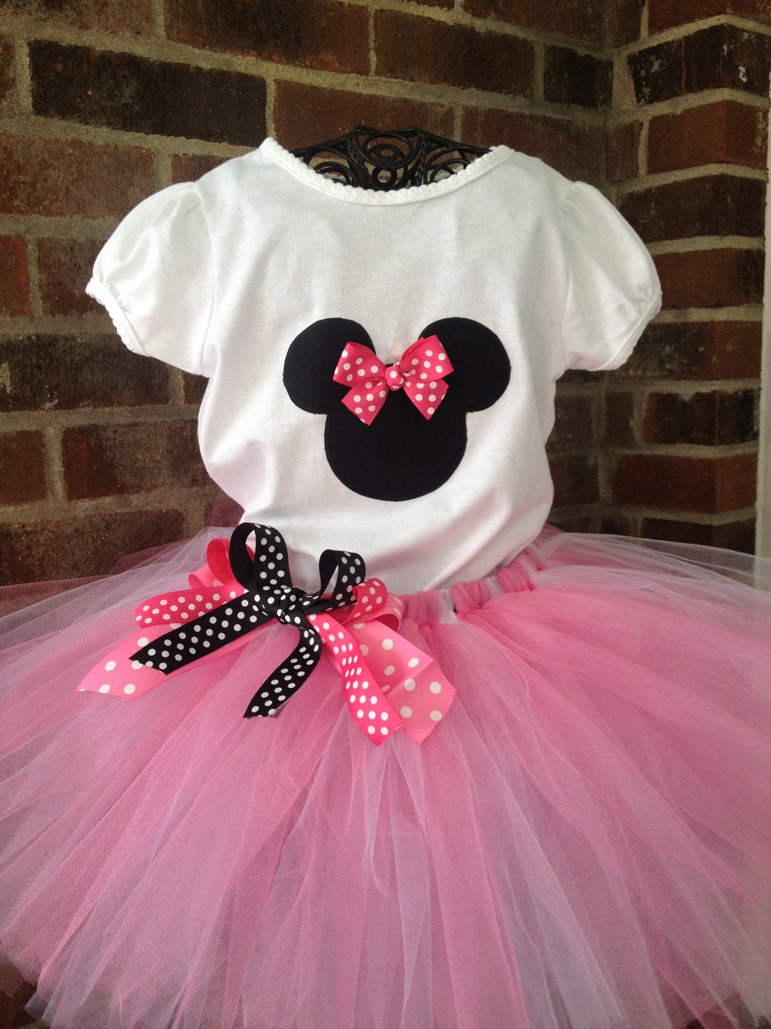 Minnie Mouse Tutu Set Size 3t 4t 5t By Lalabirdboutique On Etsy 