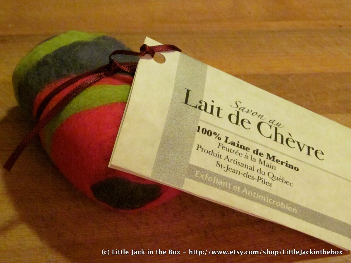 Merino Felted Goat Milk Soap