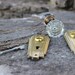 Vintage Glass Door Knobs With Face Plates and Key Antique 1910s-1920s Glass Doorknobs