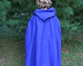 Hooded Cloak - Youth, Blue