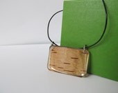 Nature Jewlery, Birch Bark Necklace