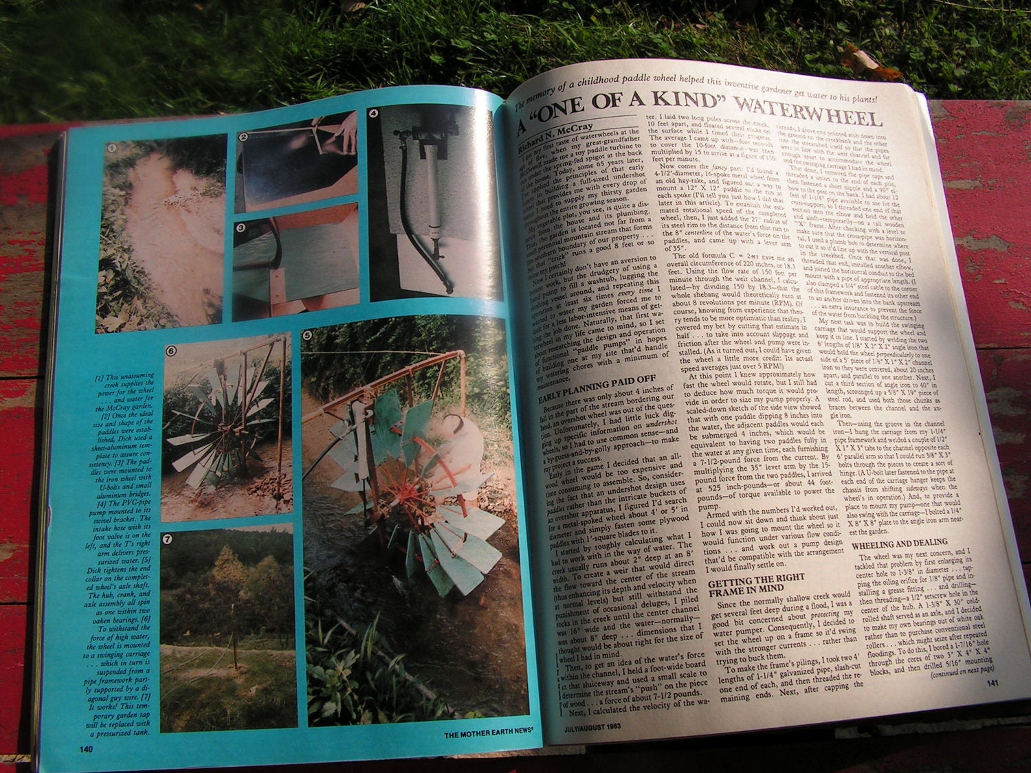 Mother Earth News Magazine Hippy Homesteading Goat Care, Build Water Wheel, Dog Pack