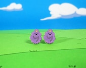 Adventure Time Earrings Lumpy Space Princess