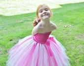 Baby Toddler Flower Girl Princess Tutu Dress 1 to 2T  Reversible