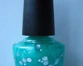 Teal Me Baby. Custom Made Franken Nail Polish. Mini Bottle. Limited Edition.