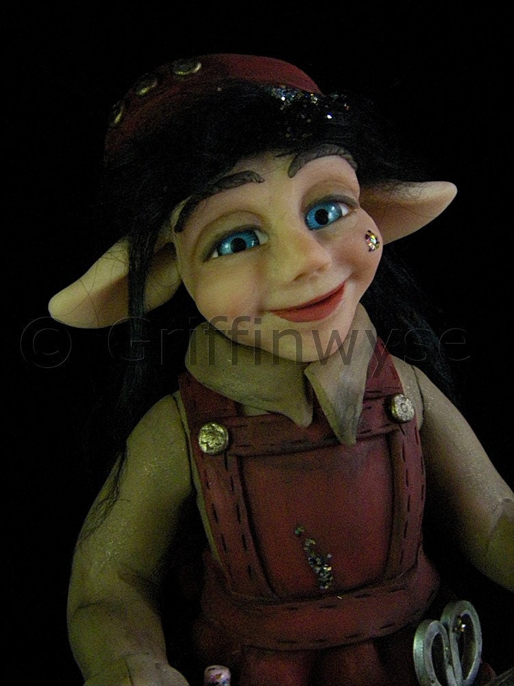 Santa's elf sculpture - Glenda