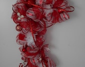 Candy Cane Wreath, Christmas Candy Cane Wreath