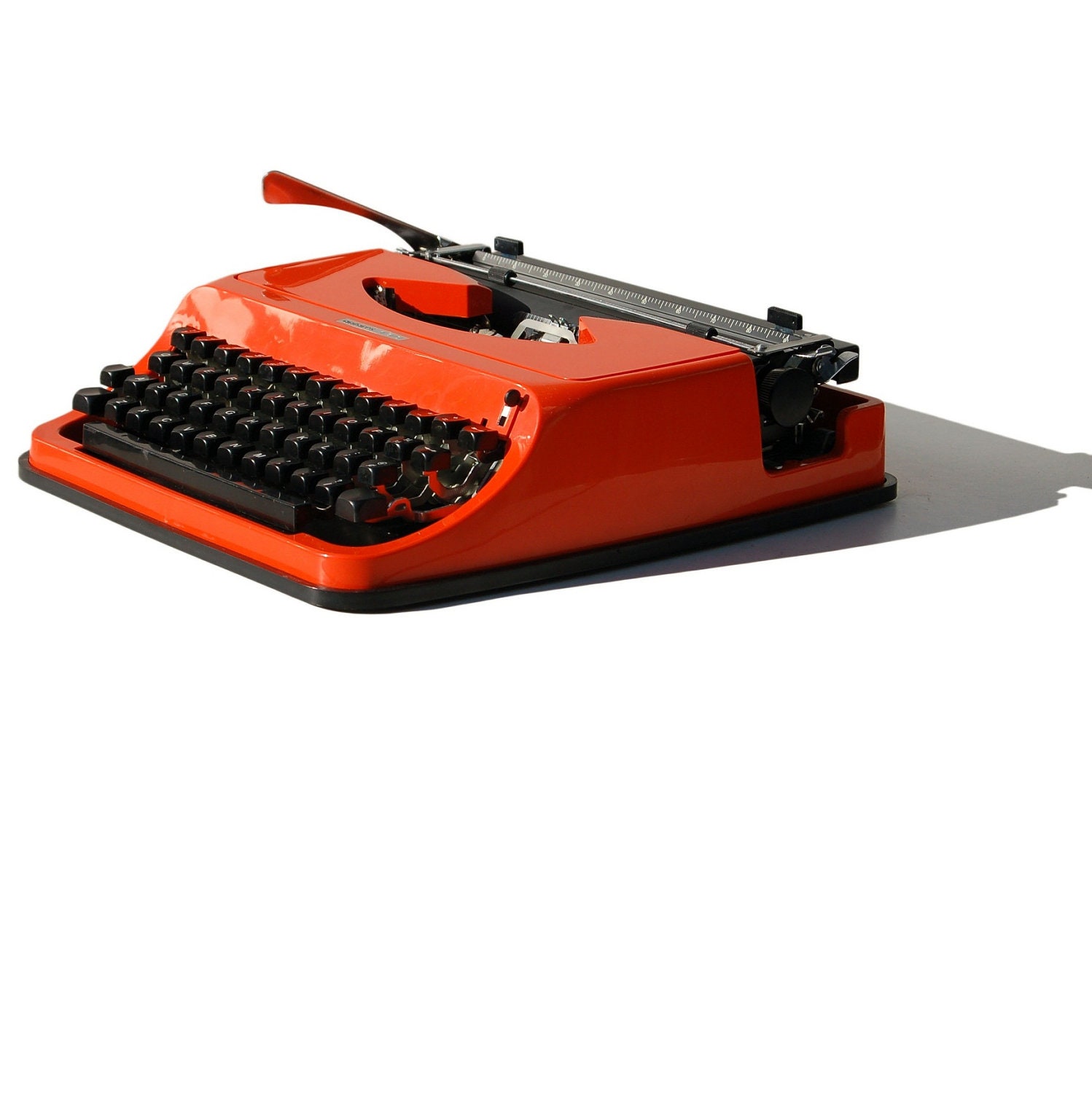 Orange Typewriter