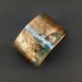 Dramatically Hammered - Copper Verdigris Cuff