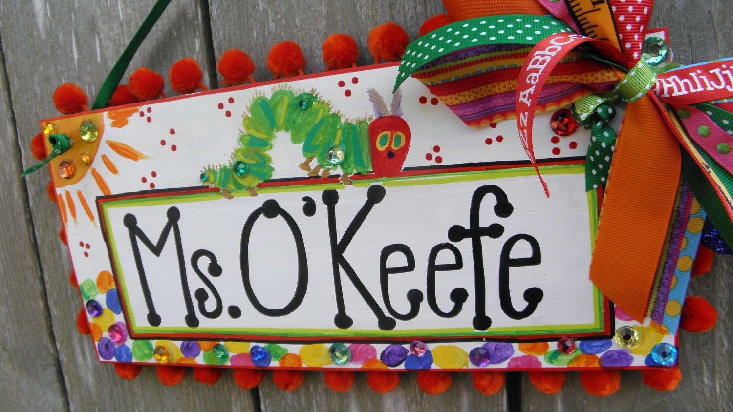 Teacher Name Sign Personalized.....CUSTOM.....