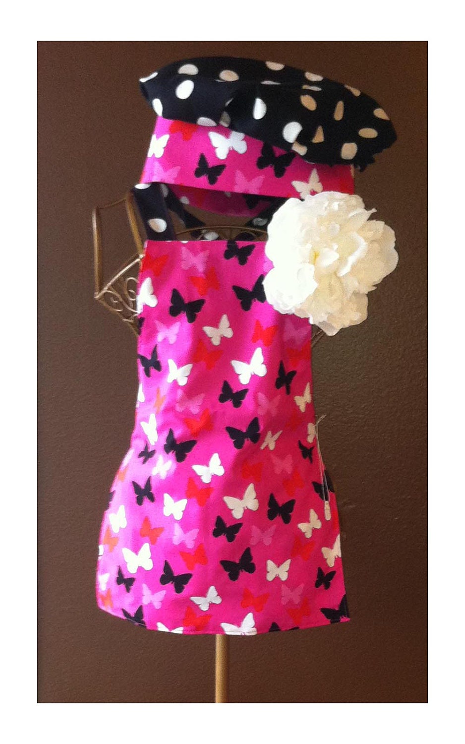Lil Chef Apron and Hat Set -- Made to Order