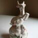 SALE Beautiful, Vintage Ceramic/Porcelain Iridescent Deer/Reindeer Figurine, Home Decor, Shabby Chic, Collectible, Keepsake, Gift