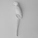 Faux Resin Parrot - Faux Taxidermy - The Topaz - Mounted Wall Taxidermy - Faux Bird