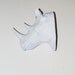 White Faux Taxidermy - Faux Taxidermy - The Denver - White Resin Rhino Head- Rhino Resin White Faux Taxidermy- Chic & Trendy