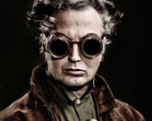 Steampunk, Color, Portrait Photography, Sci-Fi, Goggles, Self Portrait Fine Art Photography Print