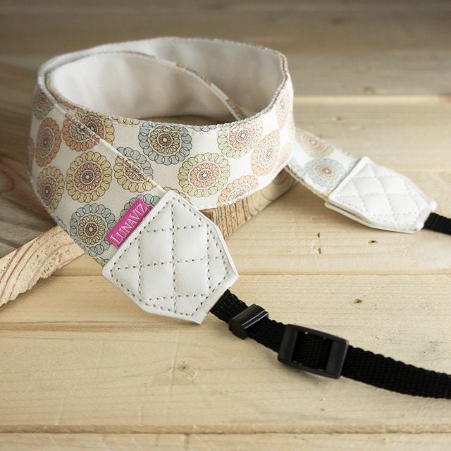 Camera Strap - White Solar for DSLR and Mirrorless with White Tag