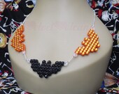 BAT ATTACK - Sparkly & Spooky Bat Necklace Halloween Jewellery - Horror - Psychobilly - You Choose Your Colours